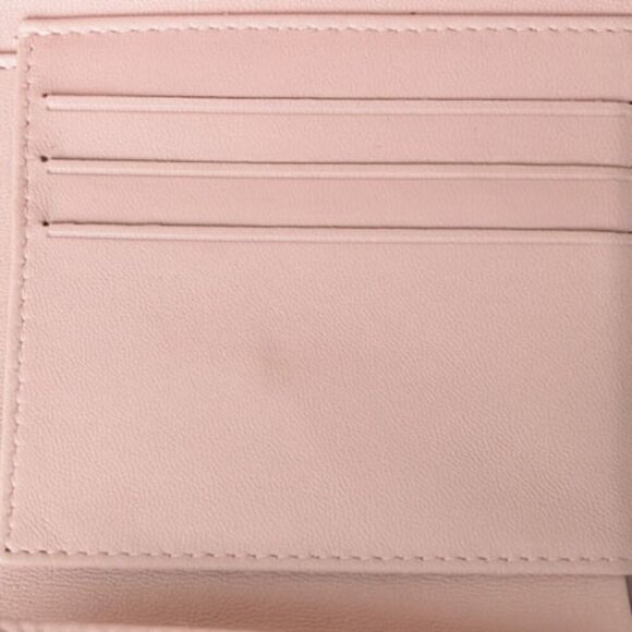 CHANEL Pink Leather Wallet